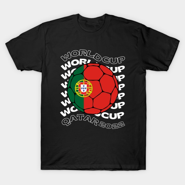 Portugal World Cup 2022 T-Shirt by footballomatic